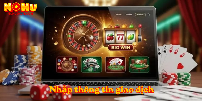 Nhập thông tin giao dịch